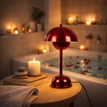 Lampa de masa, Opviq, 892OPV2236, Rosu