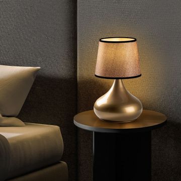 Lampa de masa, Opviq, 892OPV2583, Aur / Bej