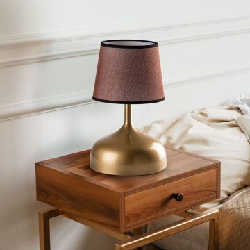 Lampa de masa, Opviq, 892OPV2586, Auriu/Maro