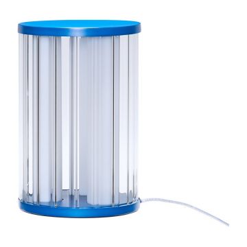 Veioză albastră LED cu intensitate reglabilă din sticlă (înălțime 30 cm) Aru – Hübsch