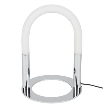 Veioză argintie LED cu intensitate reglabilă din metal (înălțime 36 cm) Arch – Zuiver