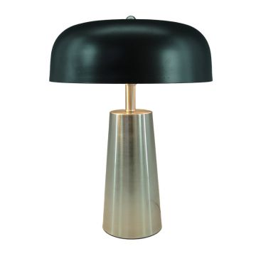 Veioza Luminary metal argintiu si, negru, 30x30x40 cm - Argintiu