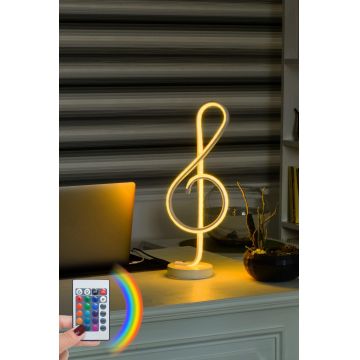 Lampă de masă Monet White - Multicolor - Multicolor