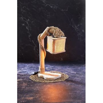 Veioză Cylinder Table Lamp - Maro